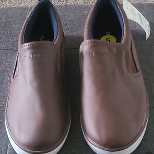 Nautica Brown Slip-On Loafers